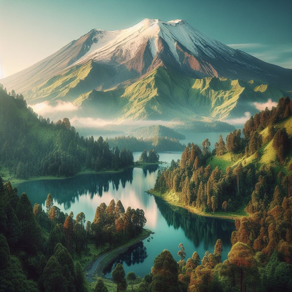 where is mount rinjani located?